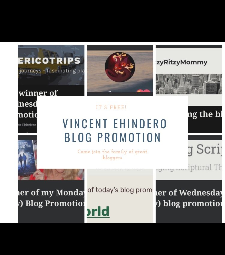 Vincent Ehindero Blog Promotion